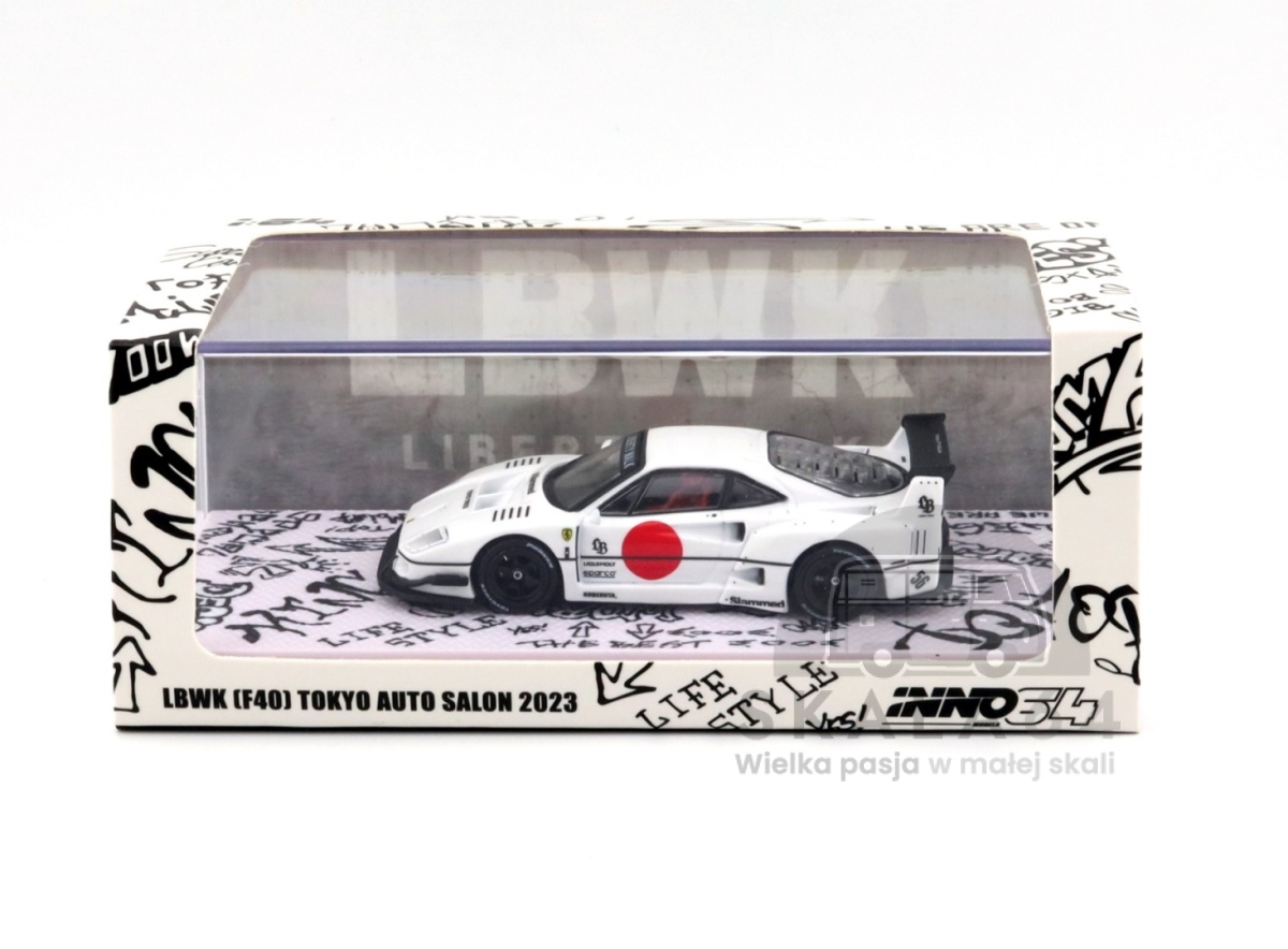 INNO MODELS LBWK Ferrari F40 Liberty Walk Tokyo Auto Salon 2023